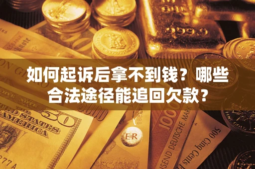 武汉如何起诉后拿不到钱？哪些合法途径能追回欠款？