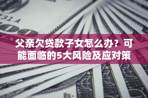 武汉父亲欠贷款子女怎么办？可能面临的5大风险及应对策略
