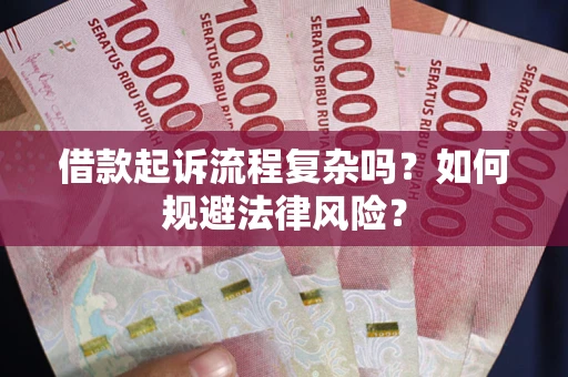 武汉借款起诉流程复杂吗？如何规避法律风险？