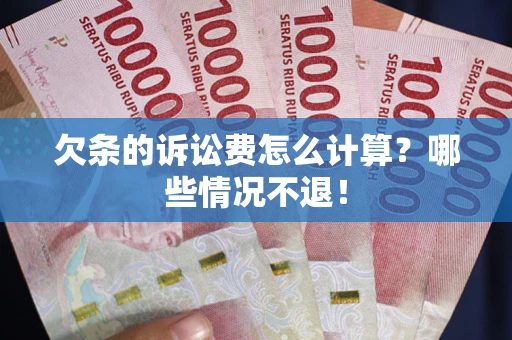 武汉欠条的诉讼费怎么计算?哪些情况不退! 武汉欠条的诉讼费怎么计算?哪些情况不退!