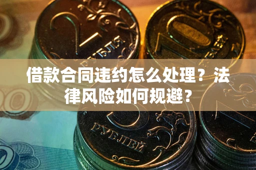 武汉借款合同违约怎么处理？法律风险如何规避？