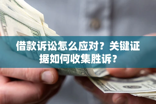 武汉借款诉讼怎么应对？关键证据如何收集胜诉？