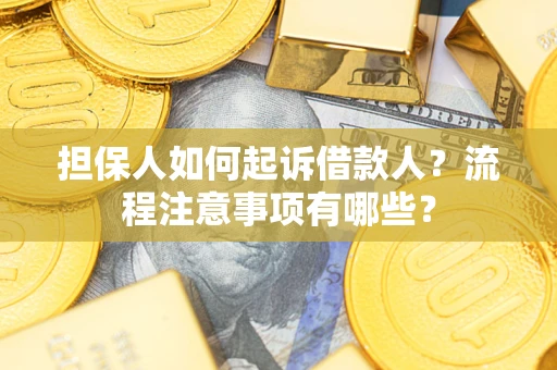 武汉担保人如何起诉借款人？流程注意事项有哪些？